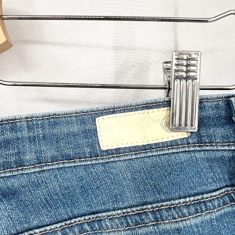 AG Adriano Goldschmied The Stilt Crop cigarette crop distressed skinny jeans 29 - Picture 13 of 13
